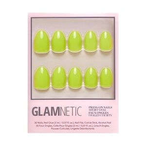 2 for $22 - Glamnetic Press On Nails - Lime Green
